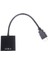 Adet HDMI Erkek 1080P Hdtv Pc Için VGA Dişi Video Kablo Kordonu Dönüştürücü Adaptör (Yurt Dışından) 4