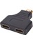 1pc HDMI Erkek - HDMI Dişi Y Anahtarı Splitter Çift Dönüştürücü Adaptör (Yurt Dışından) 1