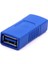 1 Adet Yüksek Kaliteli Usb3.0 Tip A Dişi Dişi Adaptör Dönüştürücü Uzatma Fiş Konnektörü USB 3.0 Af Af Konnektör Adaptörü (Yurt Dışından) 1