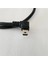 90 Derece Sağ Açı 5pin Mini B Erkek USB A Dişi Veri Kablosu Hattı Panel Montajı 50 cm (Yurt Dışından) 5