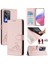 Oppo A80 5g Kedi Için Kılıf Rfıd Cüzdan Kapak Çevirin Kart Yuvası Tutucu Kickstand (Yurt Dışından) 5