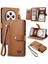 Oppo Oppo 12F Cüzdan Aşk Darbeye Deri Kılıf Fermuar Için Flip Case (Yurt Dışından) 5