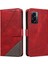 Elmas Dikiş Yüksek Kalite ve Kart Yuvası ile Oppo A57S Için Flip Case (Yurt Dışından) 3