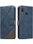 Elmas Dikiş ve Kart Yuvası Deri ile Huawei P20 Lite Için Flip Case (Yurt Dışından) 3
