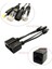 Ethernet Üzerinden Güç Pasif Poe Adaptör Enjektör + Ayırıcı Kit Poe Kablosu Siyah (Yurt Dışından) 1
