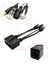 Ethernet Üzerinden Güç Pasif Poe Adaptör Enjektör + Ayırıcı Kit Poe Kablosu Siyah (Yurt Dışından) 2
