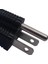 Amerikan Standart Güç Adaptörü, 5-15P 320 C13, Üç Pin, Siyah 15A 125V Güç Fişi Dönüştürücü, Dönüşüm Fişi (Yurt Dışından) 2