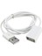1m Beyaz Pvc Metal USB 2.0 Erkek Dişi Uzatma Adaptör Kablosu Kablosu 1m 3ft Veri Kabloları (Yurt Dışından) 1
