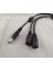 1 Adet Dc Güç 1 Erkek Fiş 2 Dişi Jak Kablosu Ayırıcı 5.5x2.1mm Adaptör Cctv 30 cm (Yurt Dışından) 1