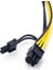 12V Eps Cpu 6 Pinli Çift Pcıe Pcı-E 8pin + 8(6 2) Pin Pcı Express Adaptörü Grafik Kartı Güç Uzatma Şerit Kablosu 20 cm (Yurt Dışından) 2