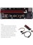 Pcıe Pcı-E Express 1x 16X Genişletici Yükseltici Kart Adaptörü 4pin USB 3.0 Uzatma Kablosu Btc Madenci Için Grafik Yükseltici (Yurt Dışından) 4