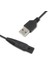 USB Şarj Fişi Kablosu Adaptörü Elektrikli Tıraş Makinesi USB Şarj Kablosu Güç Kablosu Şarj Cihazı Elektrik Adaptörü Fişi Şarjı (Yurt Dışından) 2