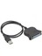 USB 2.0 - DB25 Kablosu Yazdırma Dönüştürücü Kablosu Lpt USB Adaptörü Lpt Kablosu Lpt - USB Kablosu Siyah (Yurt Dışından) 2