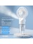 Syniuniu4 Ayarlanabilir Hız ile Mini El Fanı USB Şarj Edilebilir Taşınabilir Mist Fan (Yurt Dışından) 4