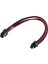 6 Pin Pcı-E Grafik Kartı Gpu Gücü Psu Uzatma Kablosu -30CM Siyah & Kırmızı (Yurt Dışından) 2