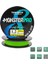 Tokuryo Lıne Lab Monsterpro X8 1.2pe 0.14MM 22IB 10.0kg Bright-Green 300MT Örgü Ip 1