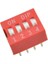 10 Adet Slayt Tipi Anahtar Modülü 2.54MM 4-Bit 4 Pozisyon Yolu Dıp Kırmızı Pitch (Yurt Dışından) 4