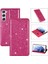 Samsung Galaxy S24 Flip Case Cüzdan Manyetik Kapatma Için Glitter Flip Case (Yurt Dışından) 1