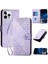 IPhone 12 Için Flip Case Pro Max ve Kredi Kartı Yuvası Kabartmalı Kelebek (Yurt Dışından) 1