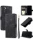 Samsung Galaxy S21 Kickstand Manyetik Cüzdan Kart Yuvaları Pu Için Flip Case (Yurt Dışından) 5