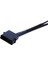 27 cm Siyah Molex 3 Yollu 3pin/4pin Fan Adaptörü Bilgisayar Kasası Fanı/cpu Fan/madencilik Soğutma Fanları (Yurt Dışından) 3