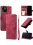 IPhone 15 Için Flip Case Artı Cüzdan Kart Yuvaları Kickstand Bilek Kayışı Pu (Yurt Dışından) 1