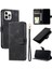 IPhone 12 Için Flip Case Pro Max Kickstand Bilek Kayışı Manyetik Cüzdan Kart (Yurt Dışından) 5