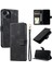 IPhone 15 Için Flip Case Artı Cüzdan Kart Yuvaları Kickstand Bilek Kayışı Pu (Yurt Dışından) 4