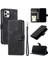 IPhone 11 Için Flip Case Pro Manyetik Bilek Kayışı Kickstand Pu Deri Kart (Yurt Dışından) 1