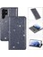 Samsung Galaxy S23 Ultra Pu Deri Kart Tutucu Için Glitter Flip Case (Yurt Dışından) 1