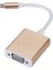1pc Tip C - Dişi VGA Adaptör Kablosu Pc Için USB 3.1 - VGA Adaptörü (Yurt Dışından) 5