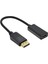 Hp/dell Dizüstü Bilgisayar Ekran Bağlantı Noktası Için 1080P-COM Dp'den HDMI Uyumlu Kablo Adaptörüne Kablo Dönüştürücü, Erkekten Dişiye, (Yurt Dışından) 3