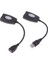 Tek RJ45 Ethernet CAT5E 6 Kablo Üzerinden USB Utp Genişletme Adaptörü 150FT'E Kadar (Yurt Dışından) 2