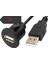 M Pc Araba Dash Kurulu Montaj USB 2.0 Erkek - Dişi Soket Uzatma Paneli Kablosu A6HE (Yurt Dışından) 4