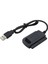 Yüksek Hızlı 480 Mb/s 3'ü 1 Arada USB 2.0 Kablo Adaptörü Usb'den 2,5/3,5/5,25 Inç Sata Ide Adaptörlerine (Yurt Dışından) 3