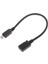 H55F Mini USB Dişi Mikro USB Erkek Konnektör Kablosu Adaptör Kablosu Samsung Akıllı Telefonlar Tablet Pc'ler Mp3/ (Yurt Dışından) 1