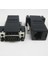 VGA Rgb 15PIN Erkek Genişletici Lan Cat5 CAT5E RJ45 Ethernet Dişi Adaptör Adaptör Konnektörü Siyah (Yurt Dışından) 2