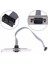 Seri 9 Pin Db9 RS232 Anakart Com Bağlantı Noktası Şerit Kablo Konnektör Braketi 27 cm Kablolar (Yurt Dışından) 1