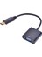 Displayport Dp Erkek - VGA Dişi Adaptör Ekran Bağlantı Noktası Kablosu Dönüştürücü Siyah (Yurt Dışından) 1