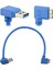 30 cm USB 3.0 A 90 Derece Aşağı Açılı Erkekten Mikro B Erkeğe 90 Derece Sol Açılı Kısa Kablo (Yurt Dışından) 1
