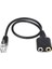 Çift 3,5 mm Ses Jakı Dişi - Erkek Rj9 Fiş Adaptörü Dönüştürücü Kablo Pc Kulaklığı (Yurt Dışından) 2