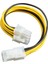 4pin Erkek - 8pin Kadın Cpu Güç Uzatma Adaptör Kablosu Pc Bilgisayar Ofisi Için (Yurt Dışından) 4