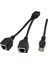 RJ45 1 Erkek 2 Dişi Soket Bağlantı Noktası Lan Ethernet Ağ Ayırıcı Y Adaptör Kablosu 0.25 M (Yurt Dışından) 1