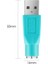 1 Adet Ps/2 Dişi USB Erkek Adaptör Plastik Yeşil Adaptör Dönüştürücü USB Konektörü Klavye Fare Fareler Için (Yurt Dışından) 5