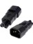 Iec 320 Adaptör C14 - C5 Iec Güç Adaptörü Iec Konektörü 3 Kutuplu Soket C14 - Yonca Yaprağı Fişi Micky C5 Düz Dönüştürücü (Yurt Dışından) 5