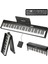 PLX-120BK-ST Katlanır Taşınabilir Dijital Piyano Tuş Hassasiyetli Full Set 3