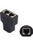 Ağ Tee Kafa RJ45 Dişi Dişi Adaptör RJ45 Splitter Adaptörü 1 Ila 2 Çift Dişi Bağlantı Noktası Cat 5/cat 6 Lan Ethernet Soketi (Yurt Dışından) 2
