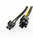 1x Çift Sata 15 Pin Erkek Pcı-E Express 6 + 2 Pin 8pin Dişi Video Güç Konektörü Adaptörü Y Splitter Kablosu 20 cm (Yurt Dışından) 4