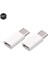 At 5pcs Usb-C Tip-C Mikro USB Veri Şarj Adaptörü Dönüştürücü Konektörü Yeni (Yurt Dışından) 2