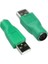 2 x Ps/2 Dişi USB Erkek Adaptör Dönüştürücü Klavye Fare Için (Yurt Dışından) 3